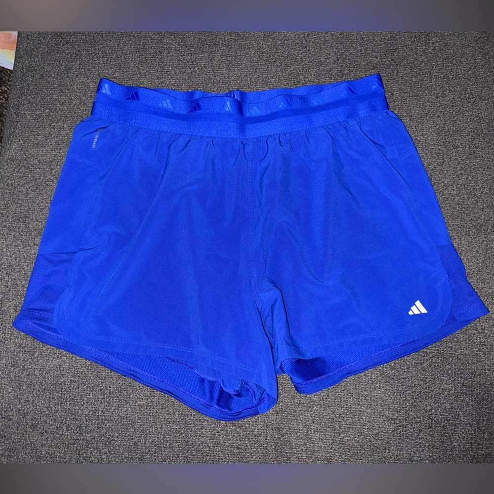Adidas Women's Blue Sports Shorts